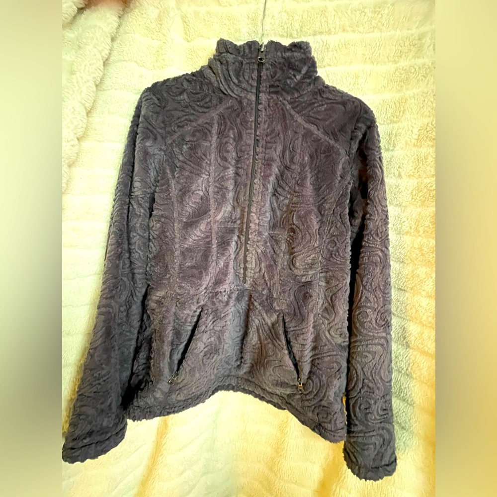 Athleta Half Zip Pullover Jacket Size S Black Gra… - image 4